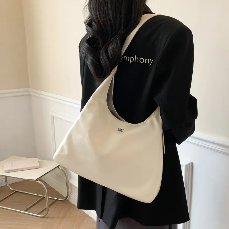 XIANGSU Pu Shoulder Bag Women's White/Silver/Black/Pink-1