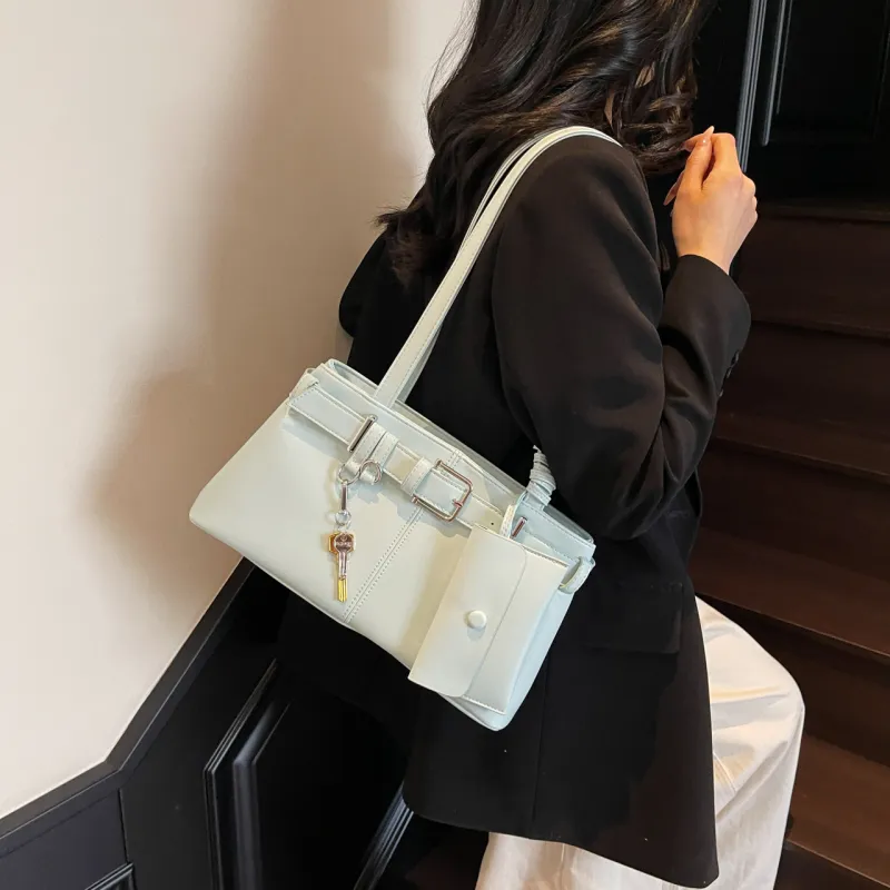 XIANGSU PU Shoulder Bag Regular Women's White/Silver/Black/Blue/Pink-20