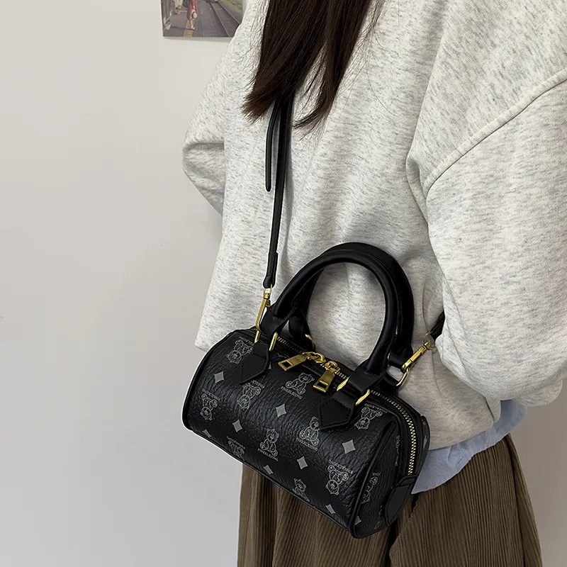 XIANGSU PU Boston Bag, Shoulder Bag, Crossbody Bag, Handbag Regular Women's Multicolor-4