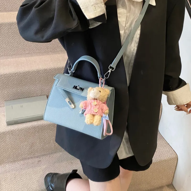 XIANGSU PU Kelly Bag, Crossbody Bag, One Shoulder Handbag Women's Multicolor-13