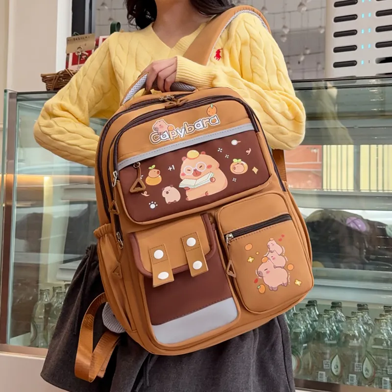 XIANGSU Nylon Backpack Regular Unisex Style One / Style Two / Style Three / Style Four-22