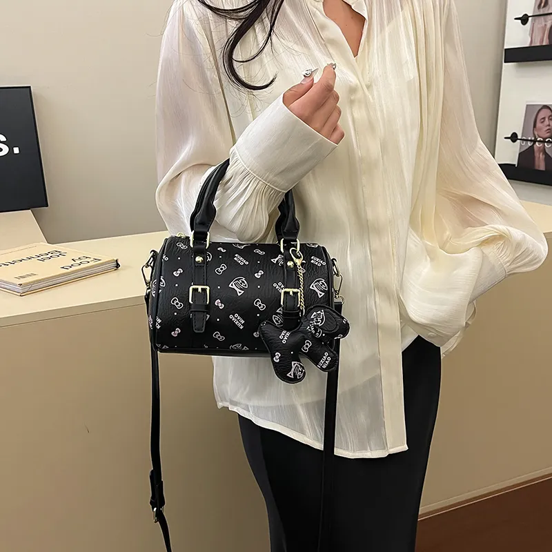 XIANGSU PU Boston Bag, One Shoulder Handbag Regular Women's Multicolor-1