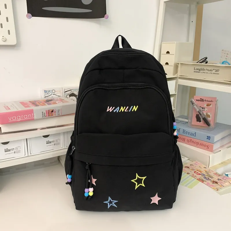 XIANGSU Nylon Backpack Unisex Multicolor-17