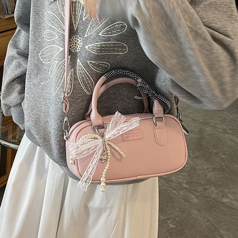 XIANGSU PU Handbag, Shoulder Bag, Crossbody Bag Women's Purple/Pink/Green/White/Black-5