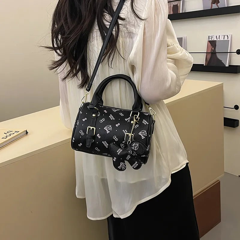 XIANGSU PU Boston Bag, One Shoulder Handbag Regular Women's Multicolor-5