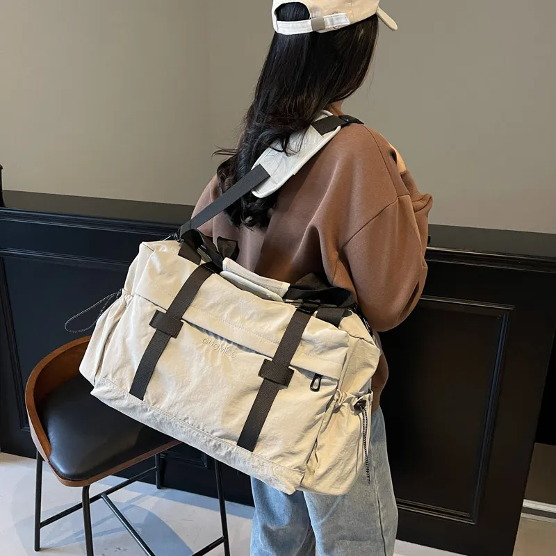 XIANGSU Canvas Bag Travel Bag Unisex Multicolor-18