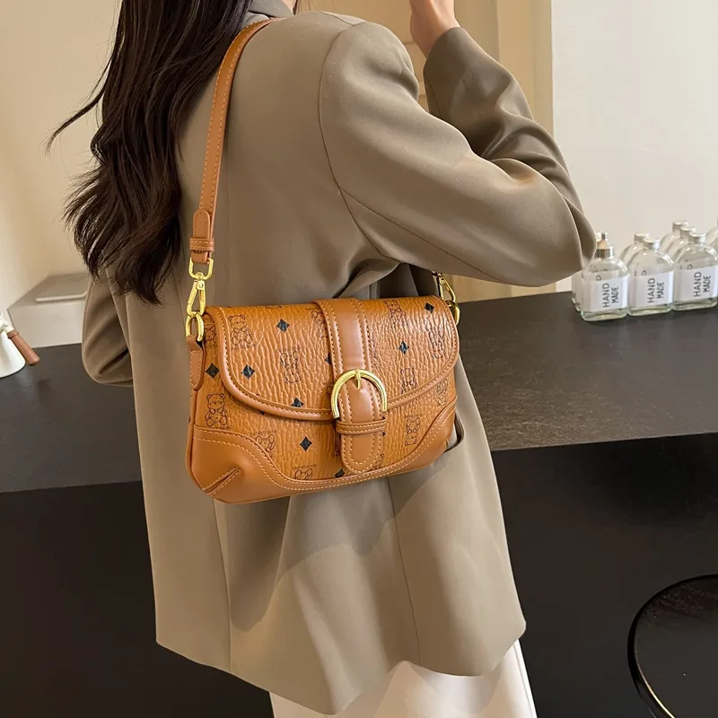 XIANGSU PU Crossbody Bag Shoulder Bag Regular Women's Pink Black/Ecru/Brown-17