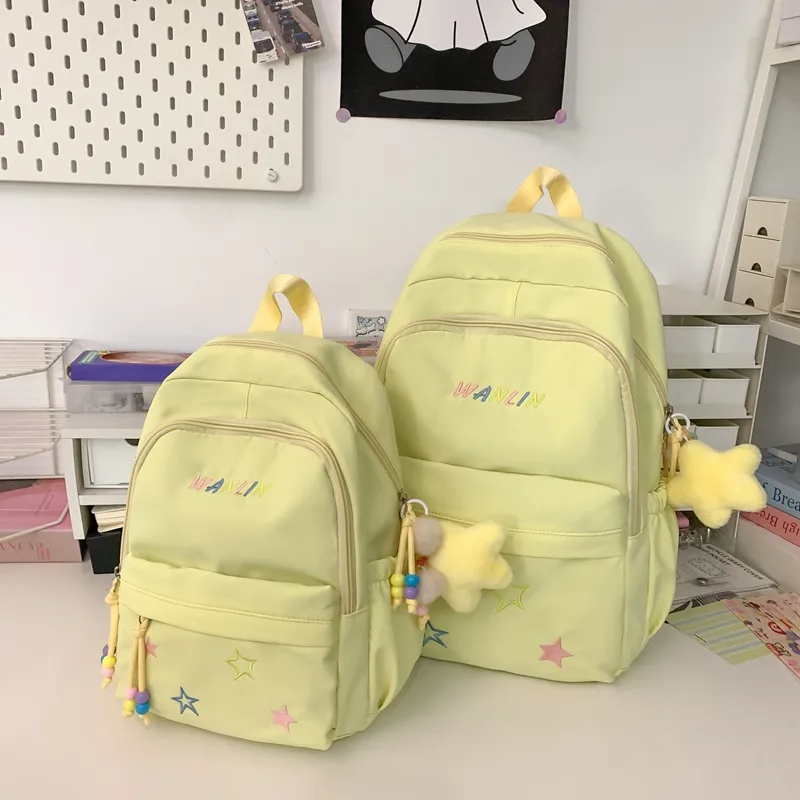 XIANGSU Nylon Backpack Unisex Multicolor-32