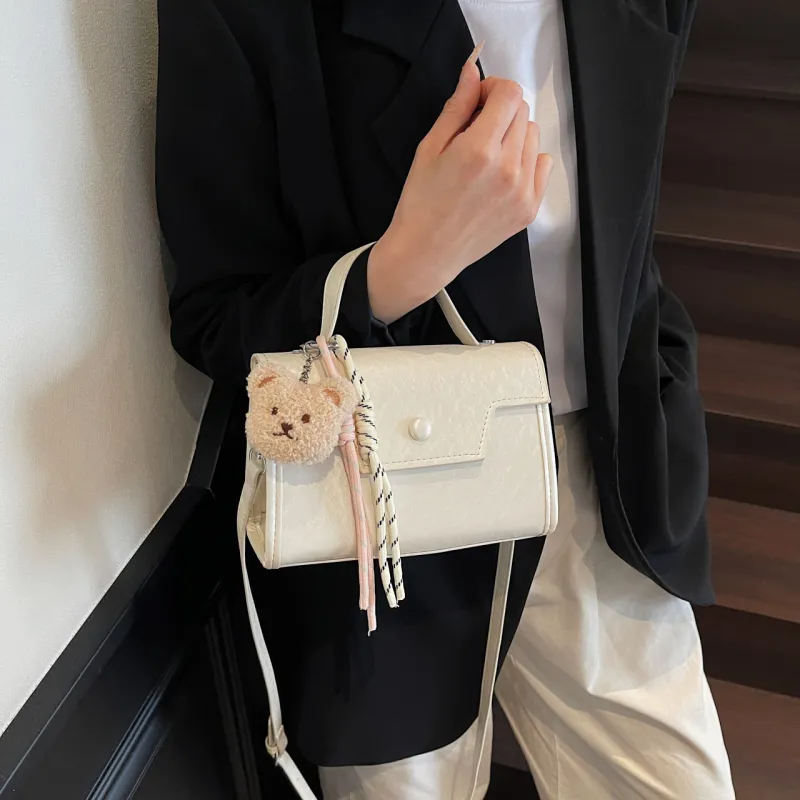 XIANGSU PU Handbag Women's White/Silver/Black/Yellow/Pink-5