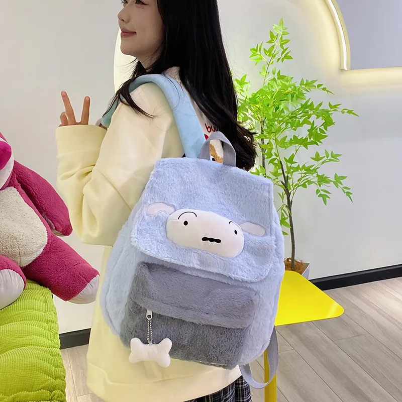 XIANGSU Plush Backpack Regular Women's Multicolor-6