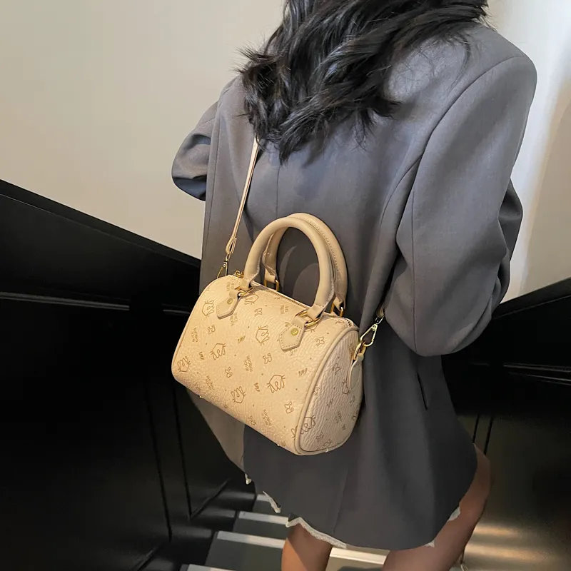 XIANGSU PU Shoulder Bag Regular Women's Brown/Ecru/Pink/Black-9