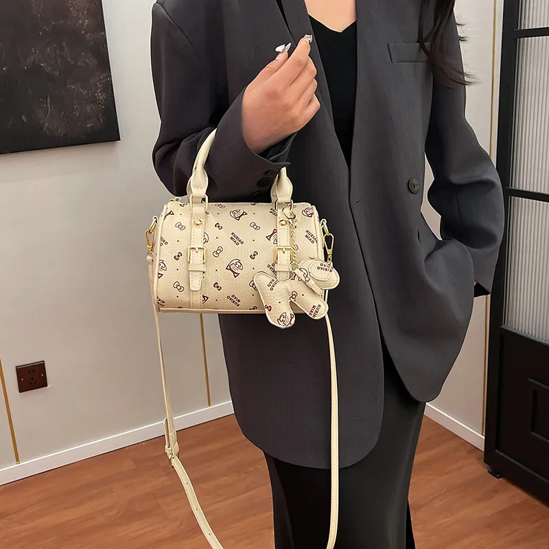 XIANGSU PU Boston Bag, One Shoulder Handbag Regular Women's Multicolor-13