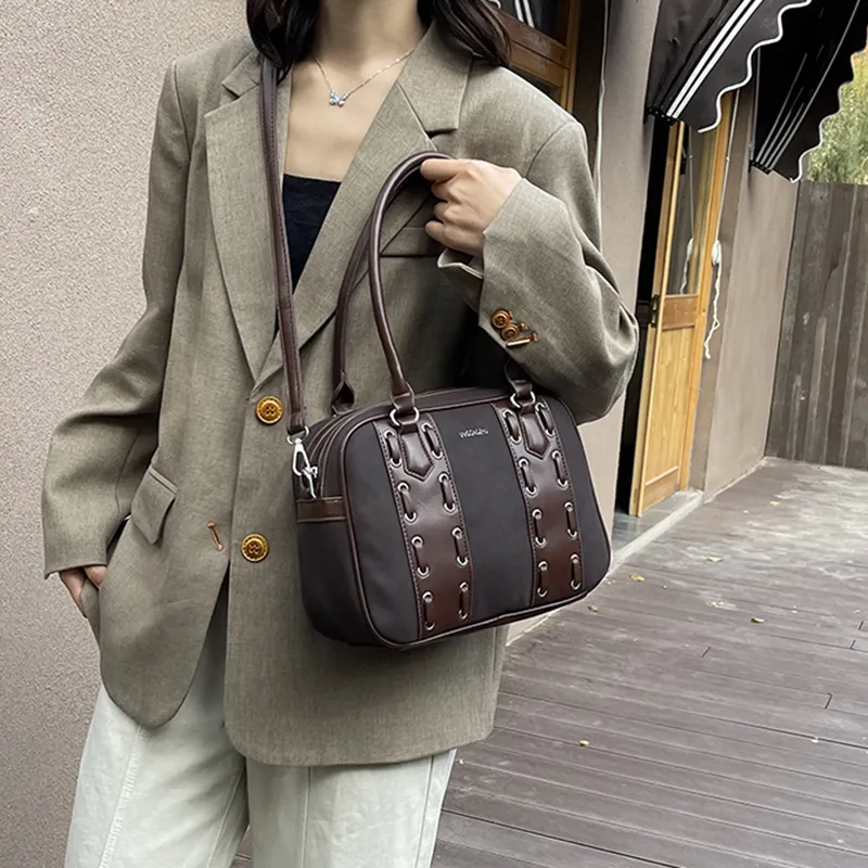 XIANGSU PU One Shoulder Handbag Women's Multicolor-8
