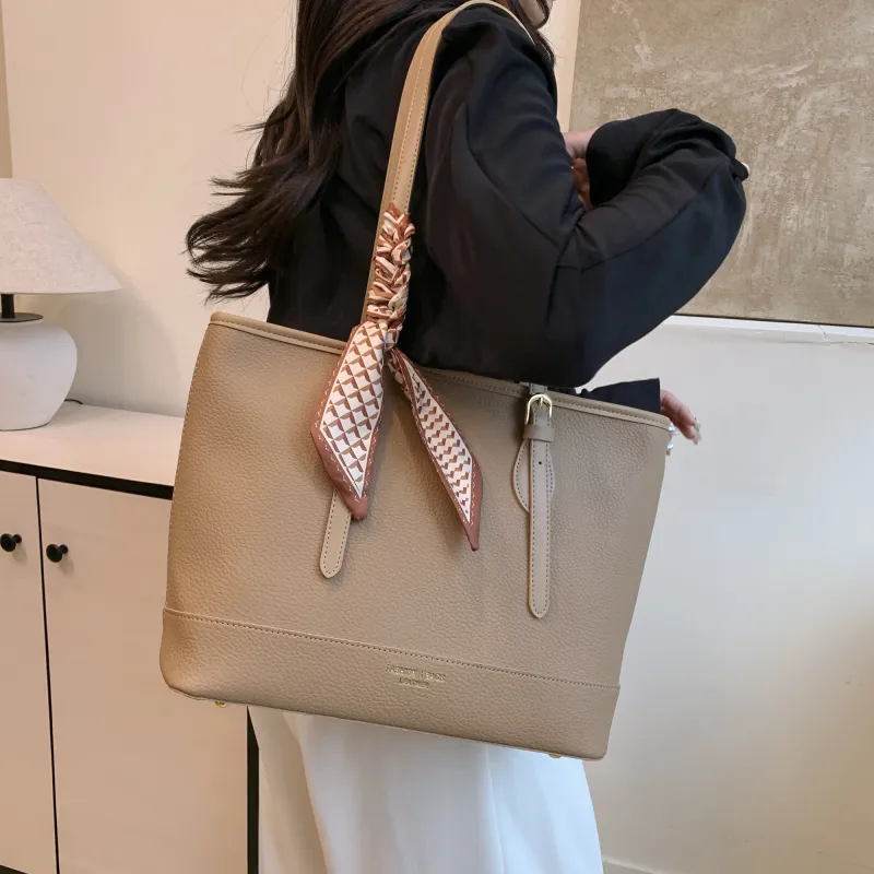 XIANGSU Pu Shoulder Bag Women's White/Black/Khaki/Brown-12