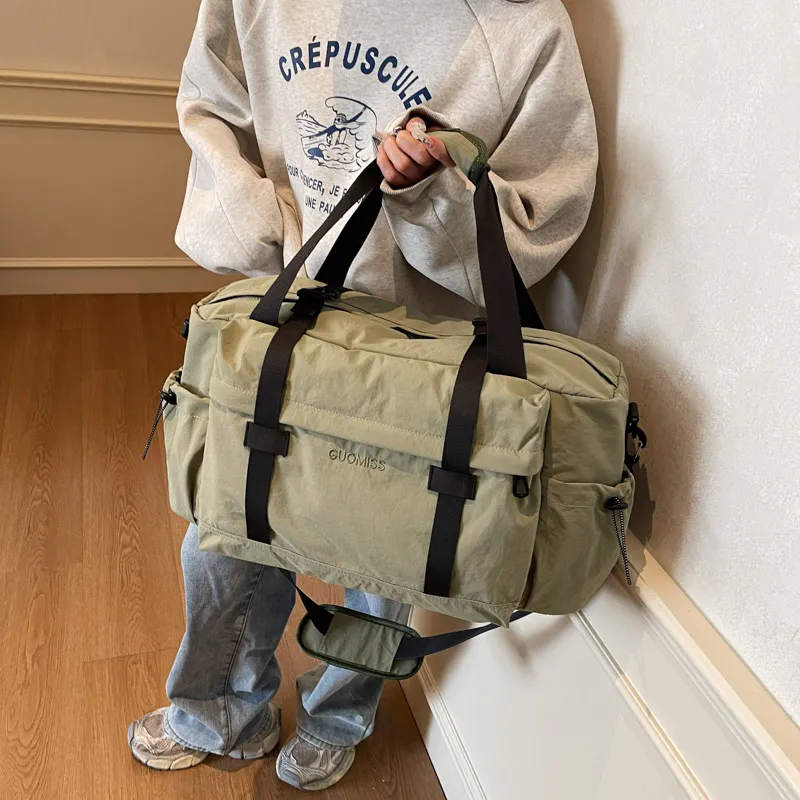 XIANGSU Canvas Bag Travel Bag Unisex Multicolor-1