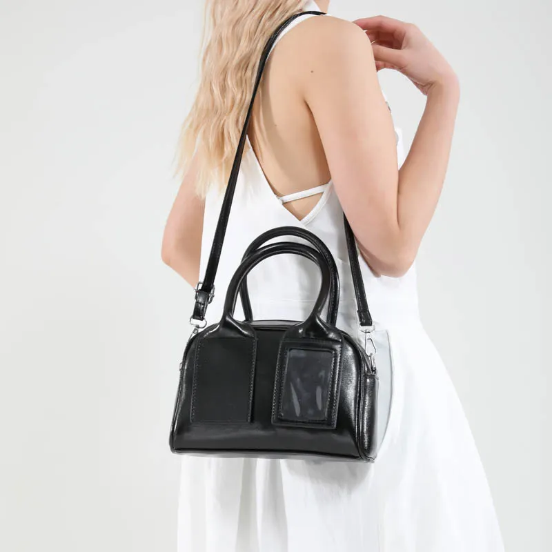 XIANGSU PU Shoulder Bag, Crossbody Bag, Handbag Women's Silver/Pink/Ecru/Burgundy/Brown/Black-38