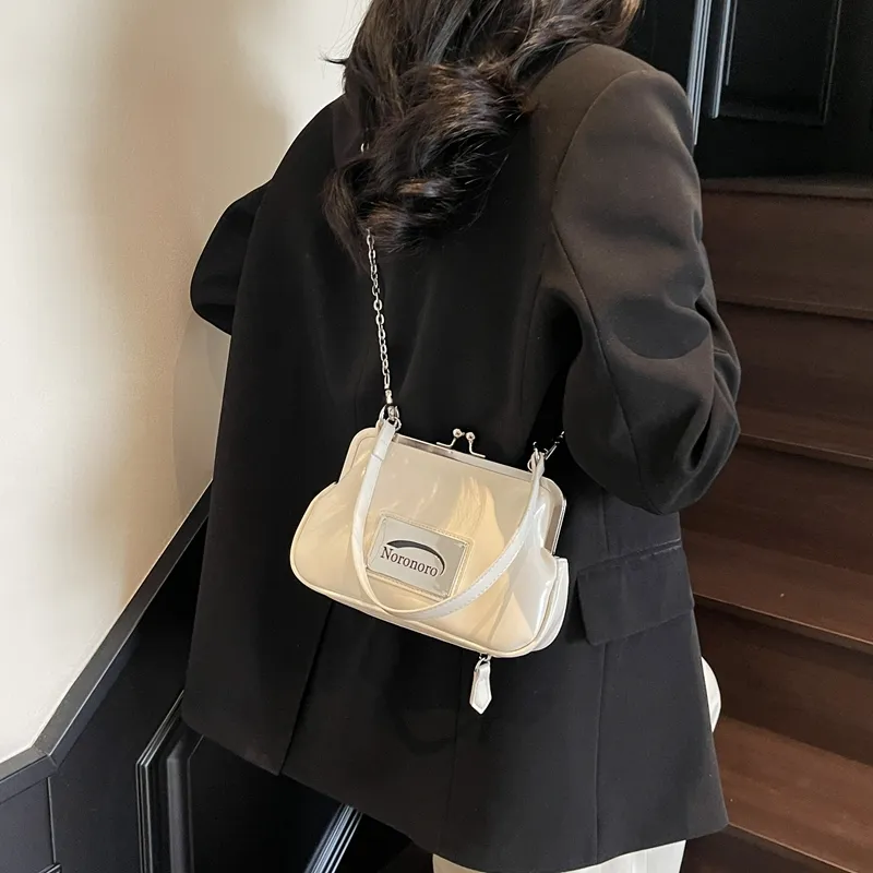 XIANGSU PU Shoulder Bag Regular Women's Pink/Blue/White/Silver/Black-11