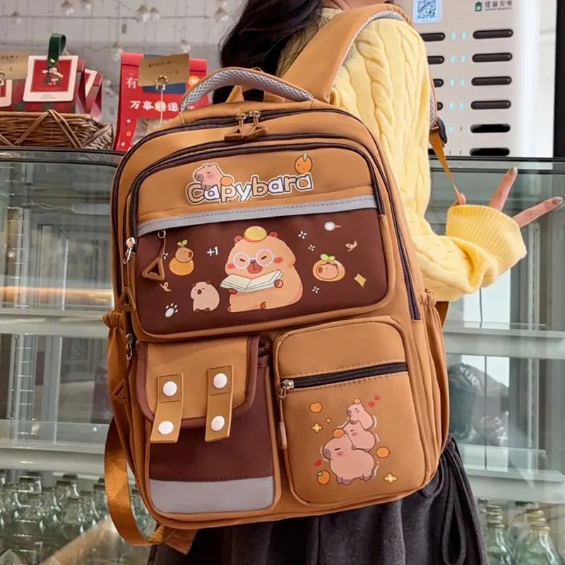 XIANGSU Nylon Backpack Regular Unisex Style One / Style Two / Style Three / Style Four-23