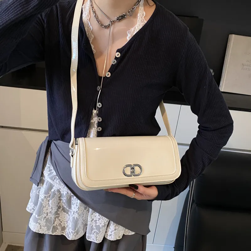 XIANGSU PU Shoulder Bag Regular Women's White/Silver/Black/Pink/Green/Red-2
