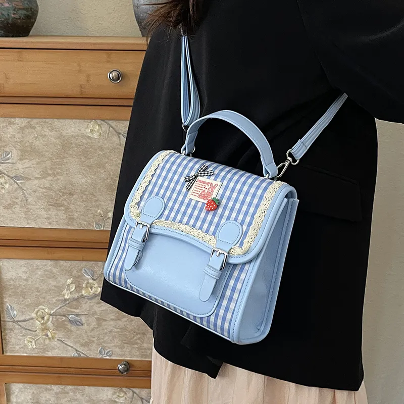XIANGSU PU Backpack Women's Multicolor-5