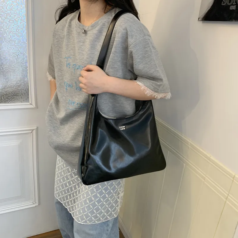 XIANGSU Pu Shoulder Bag Women's White/Silver/Black/Pink-15