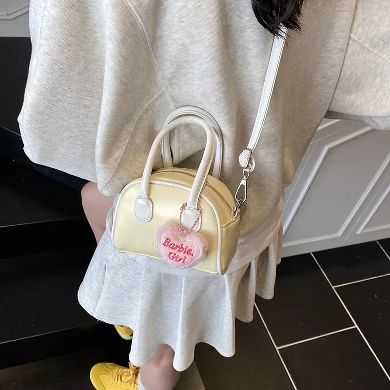 XIANGSU PU Crossbody One Shoulder Handbag Women's Yellow/Black/Pink/Red/White-4