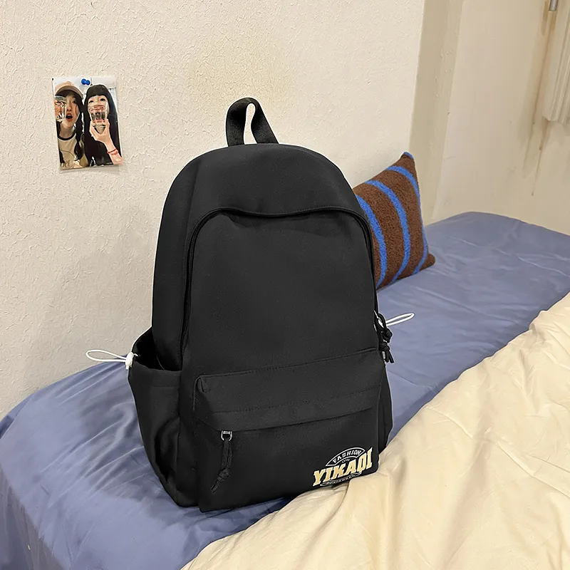 XIANGSU Nylon Backpack Unisex White/Red/Blue/Pink/Black-21