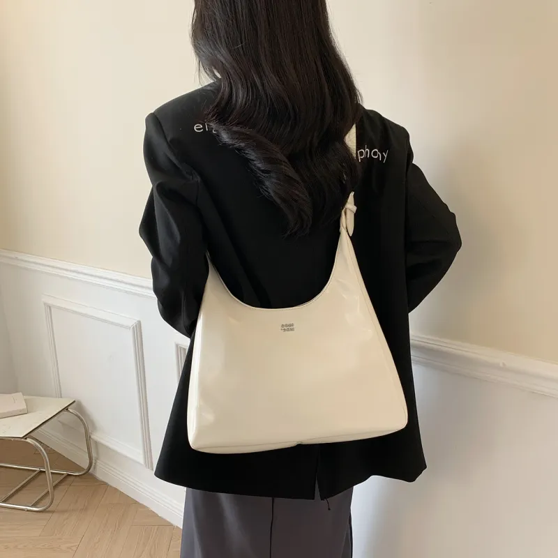 XIANGSU Pu Shoulder Bag Women's White/Silver/Black/Pink-3