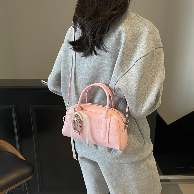 XIANGSU PU Bowling Bag, Shoulder Bag, Crossbody Bag, Handbag Women's Multicolor-17