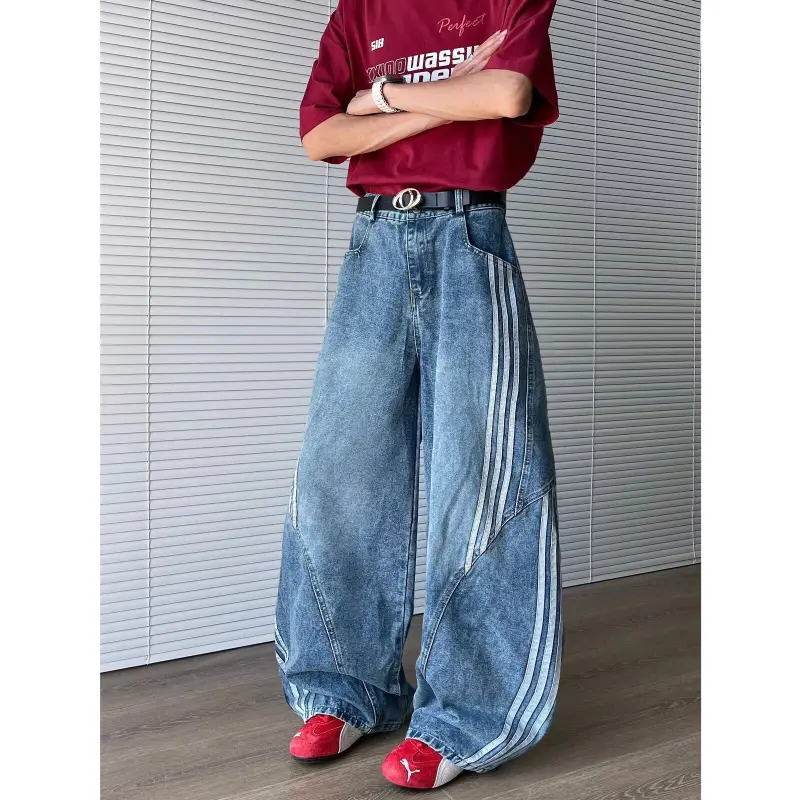 BANDICOOT Casual Pants Unisex Blue-2