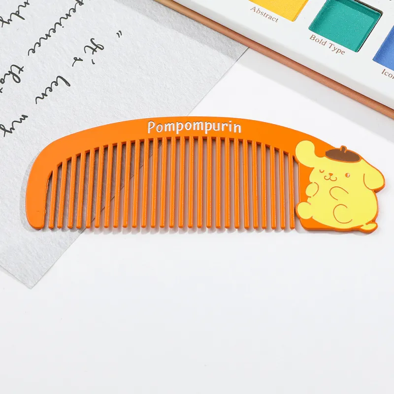 ALL SERIES x Sanrio Cartoon Metal Table Mirror High Definition Imaging Includes Metal Comb-23