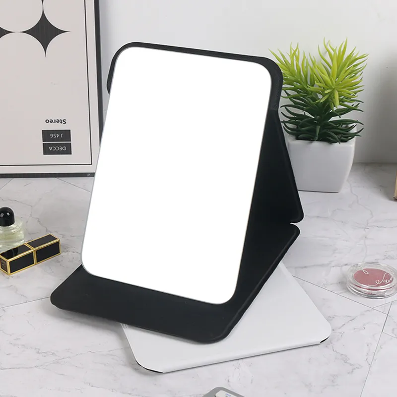 XIANLVE Makeup Mirror Foldable Dormitory Essentials Dormitory Home Use Bedroom Desktop-2
