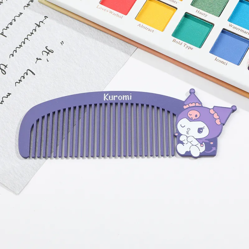 ALL SERIES x Sanrio Cartoon Metal Table Mirror High Definition Imaging Includes Metal Comb-15