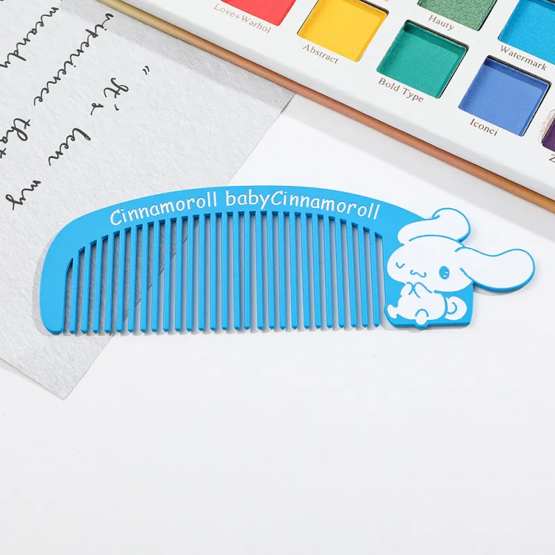 ALL SERIES x Sanrio Cartoon Metal Table Mirror High Definition Imaging Includes Metal Comb-7