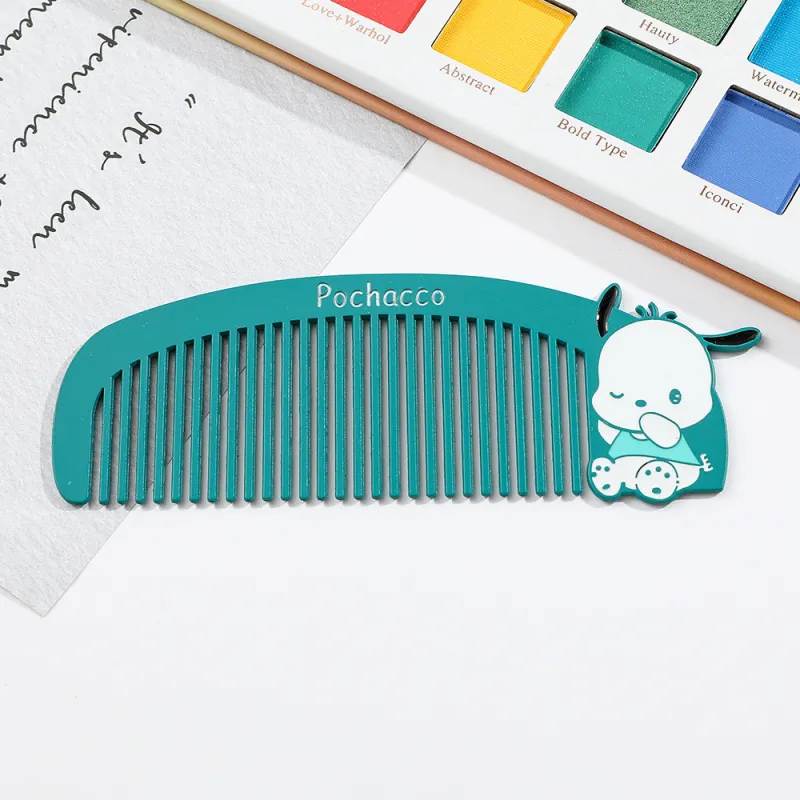 ALL SERIES x Sanrio Cartoon Metal Table Mirror High Definition Imaging Includes Metal Comb-19