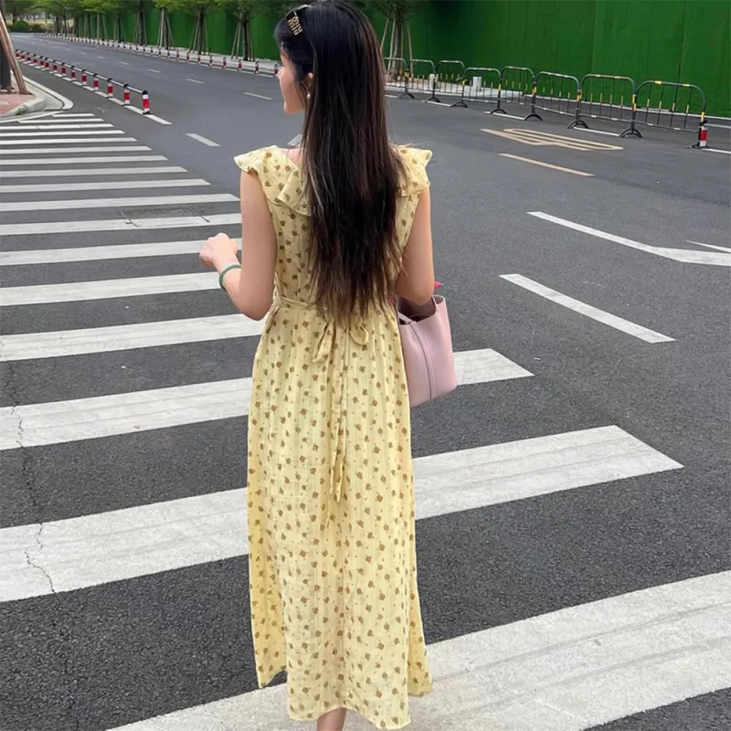 ERIRI Sleeveless Dresses Women's-2
