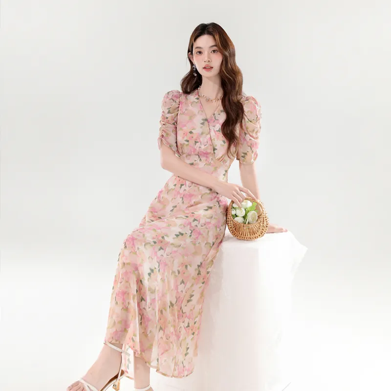 ERIRI Short Sleeved Dress Women's-5