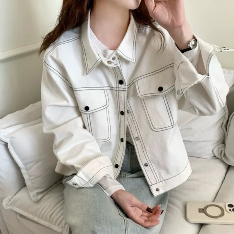 ERIRI Cropped Coats Women's-4