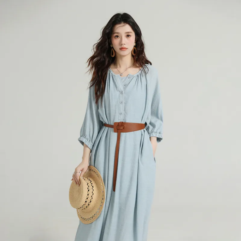 ERIRI Short Sleeved Dress Women's-8