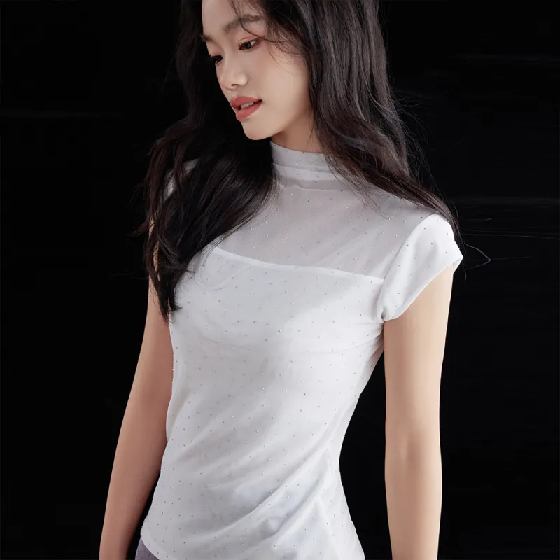 ERIRI Flutter Sleeve T Shirt Women's-1