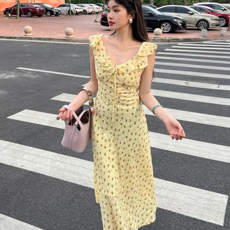 ERIRI Sleeveless Dresses Women's-1