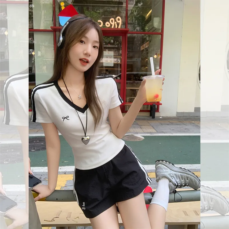 ERIRI Set in Sleeve T Shirt Women's-8