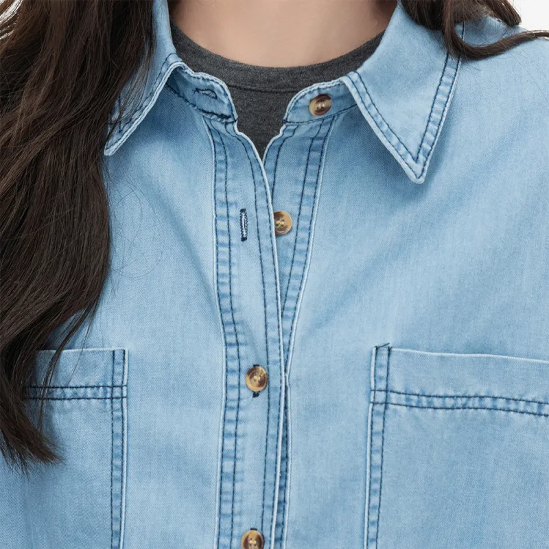 ERIRI Shirts Women's Light Blue-2