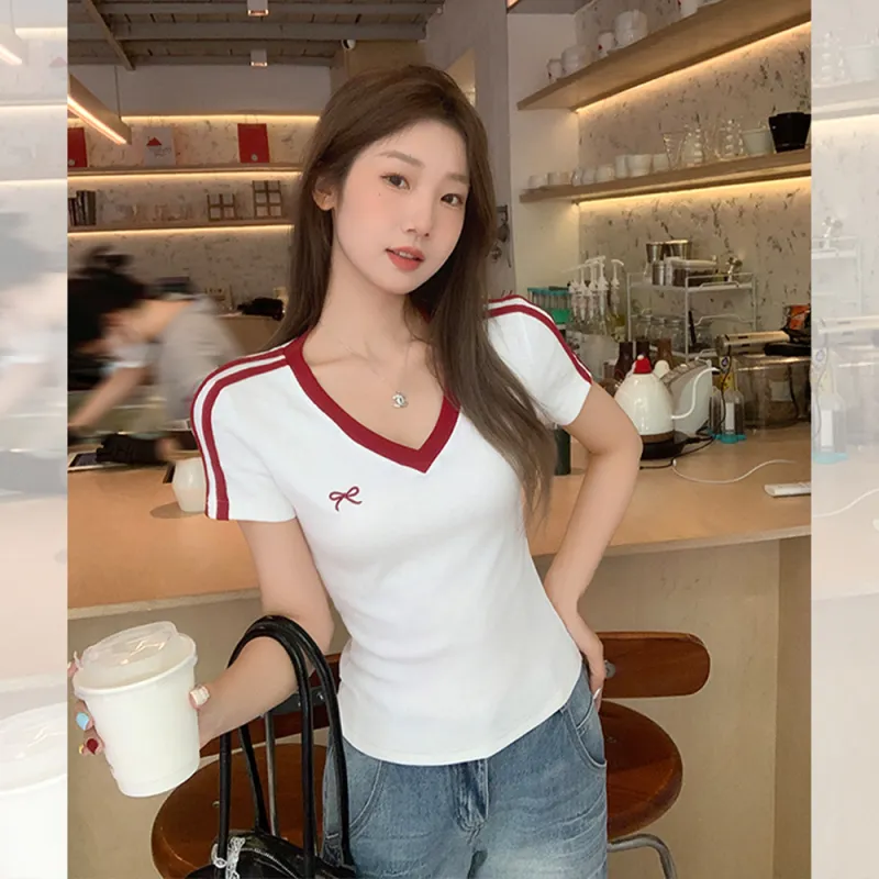 ERIRI Set in Sleeve T Shirt Women's-3