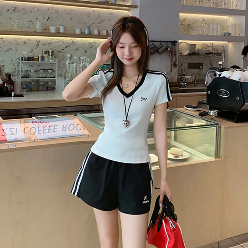 ERIRI Set in Sleeve T Shirt Women's-7