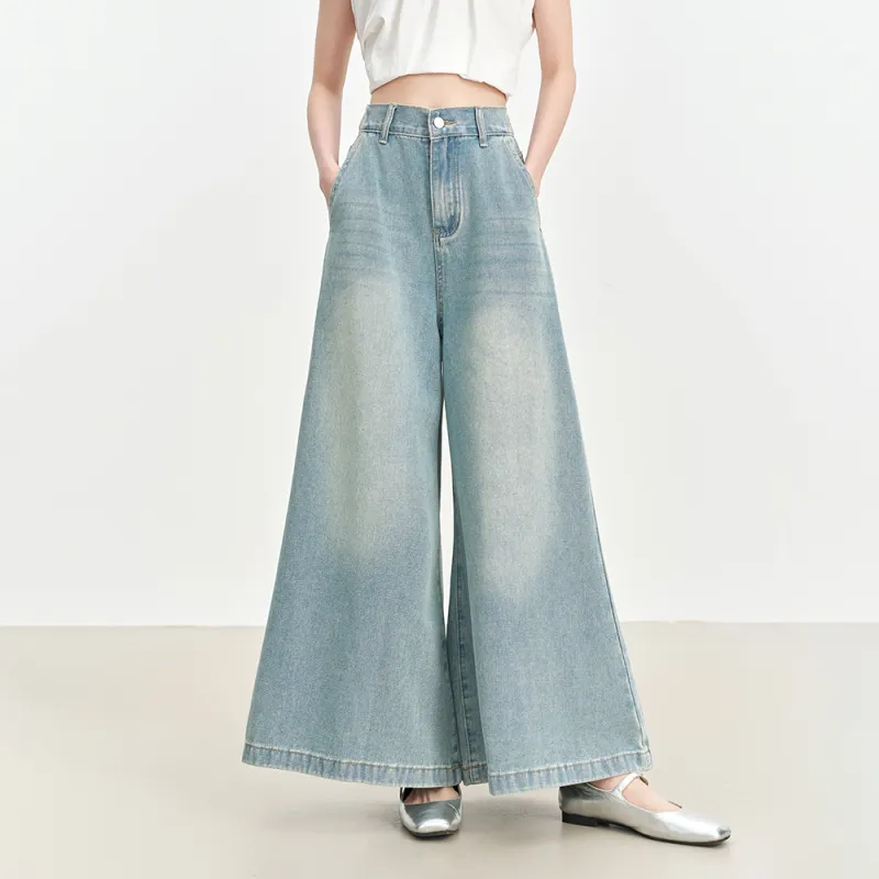 ERIRI Jeans Women's Light Denim Blue-2