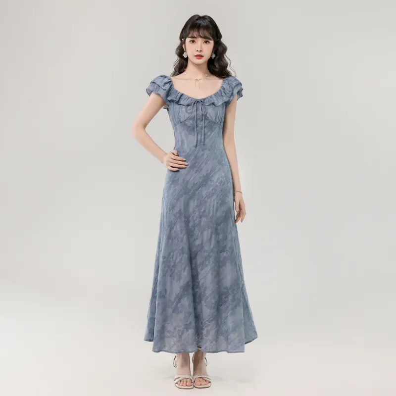 ERIRI Sleeveless Dresses Women's Dusty Blue-2