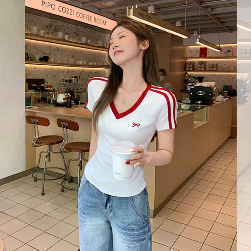 ERIRI Set in Sleeve T Shirt Women's-4