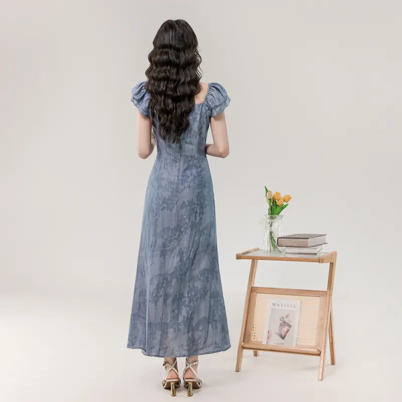 ERIRI Sleeveless Dresses Women's Dusty Blue-3