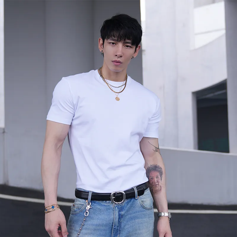 TESTUNG Fashion Minimalist Style T Shirt Unisex-8